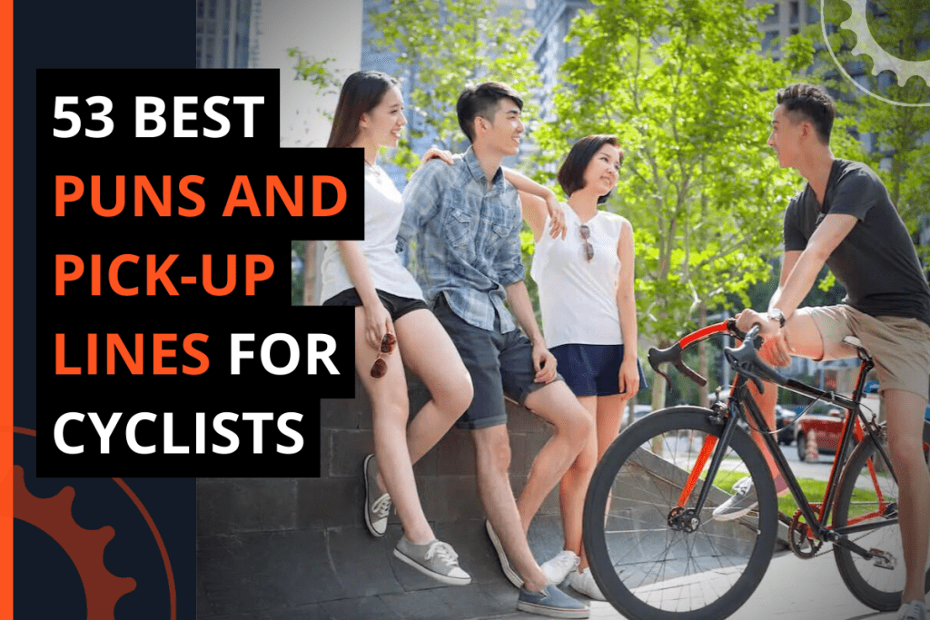Thumbnail for a blog post 53 best puns and pick-up lines for cyclists