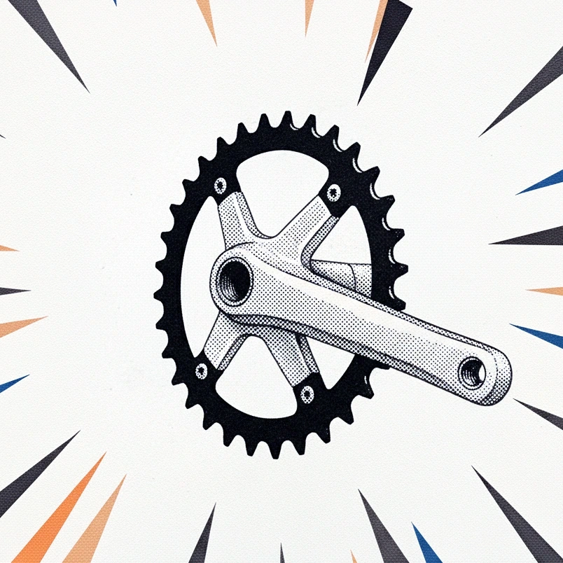 Image of crankset.