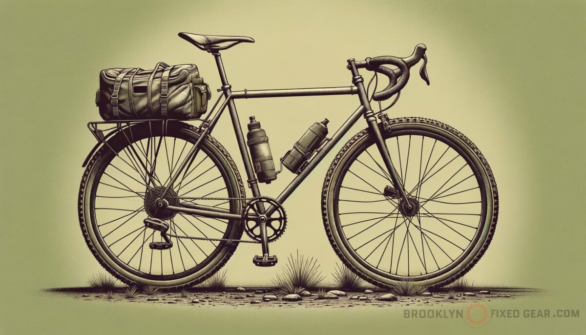 Fixed gear bikepacking on sale